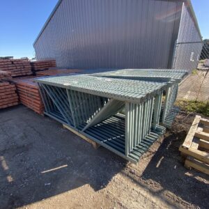 42"x118" Used Tear Drop Upright